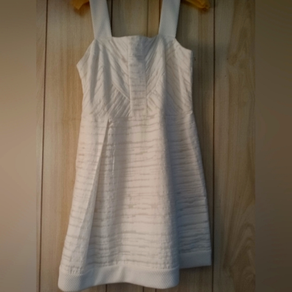 White flowing dress